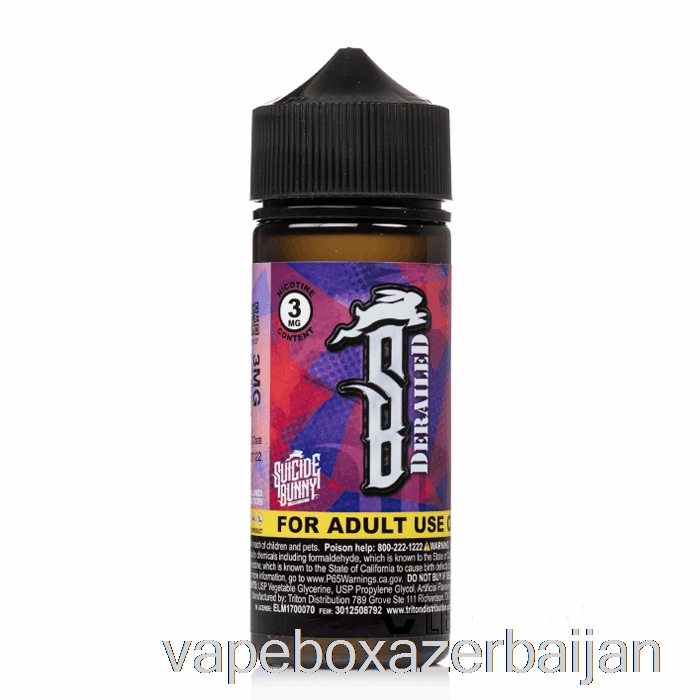 Vape Baku Derailed - Suicide Bunny - 120mL 6mg